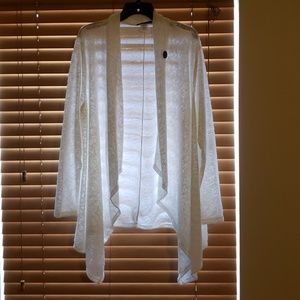 New (Never Worn) Cream wrap sweater